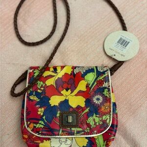 Sakroots Multicolor Floral Crossbody Bag